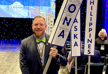 105th National Convention: Matthew Shuman represents the Department of Arizona at The American Legion's 105th National Convention in New Orleans, Louisiana.